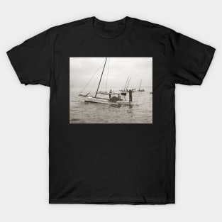 Oyster Boats, 1903. Vintage Photo T-Shirt